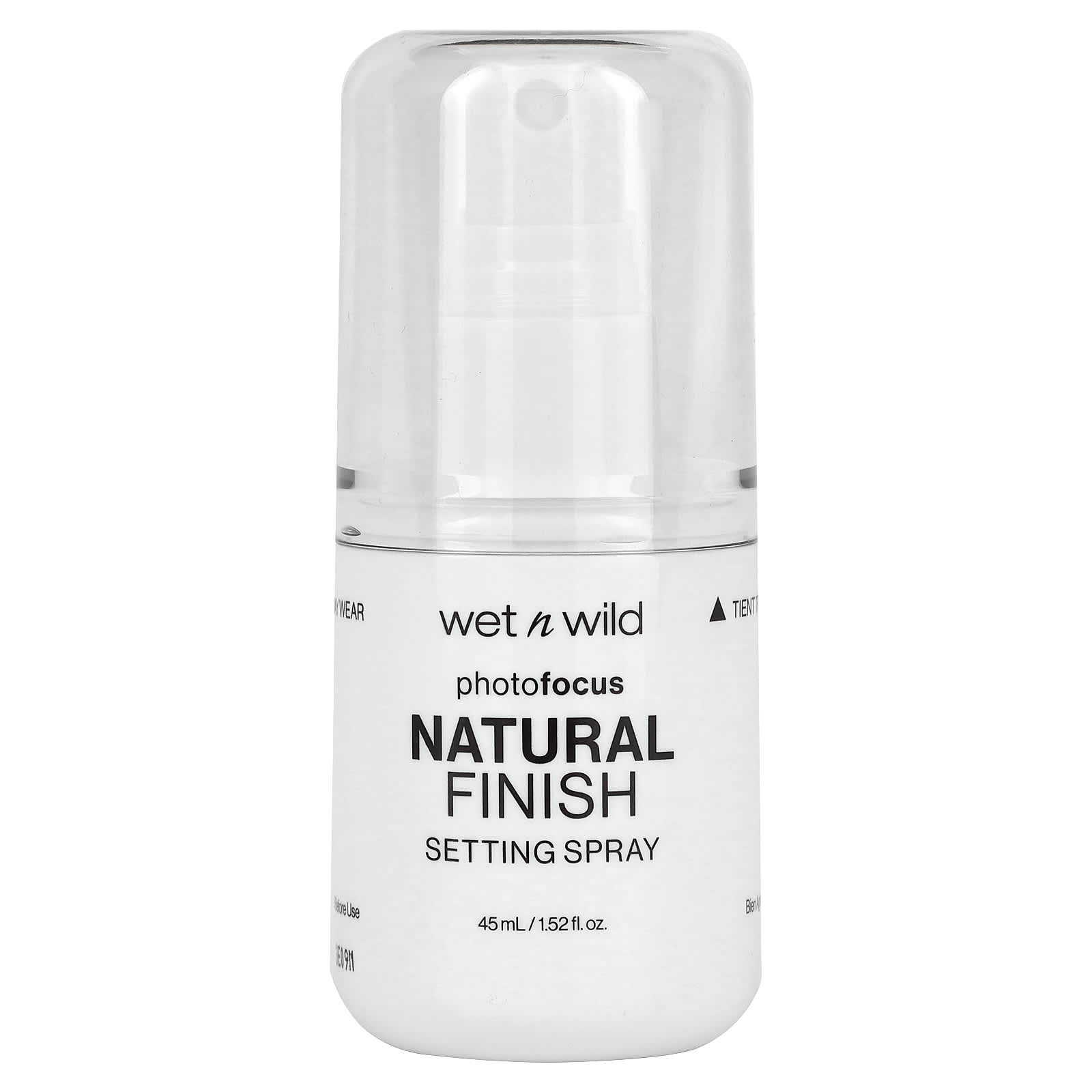 wet n wild, PhotoFocus, Natural Finish Setting Spray, 301A Seal The Deal, 1.52 fl oz (45 ml) - Image 1