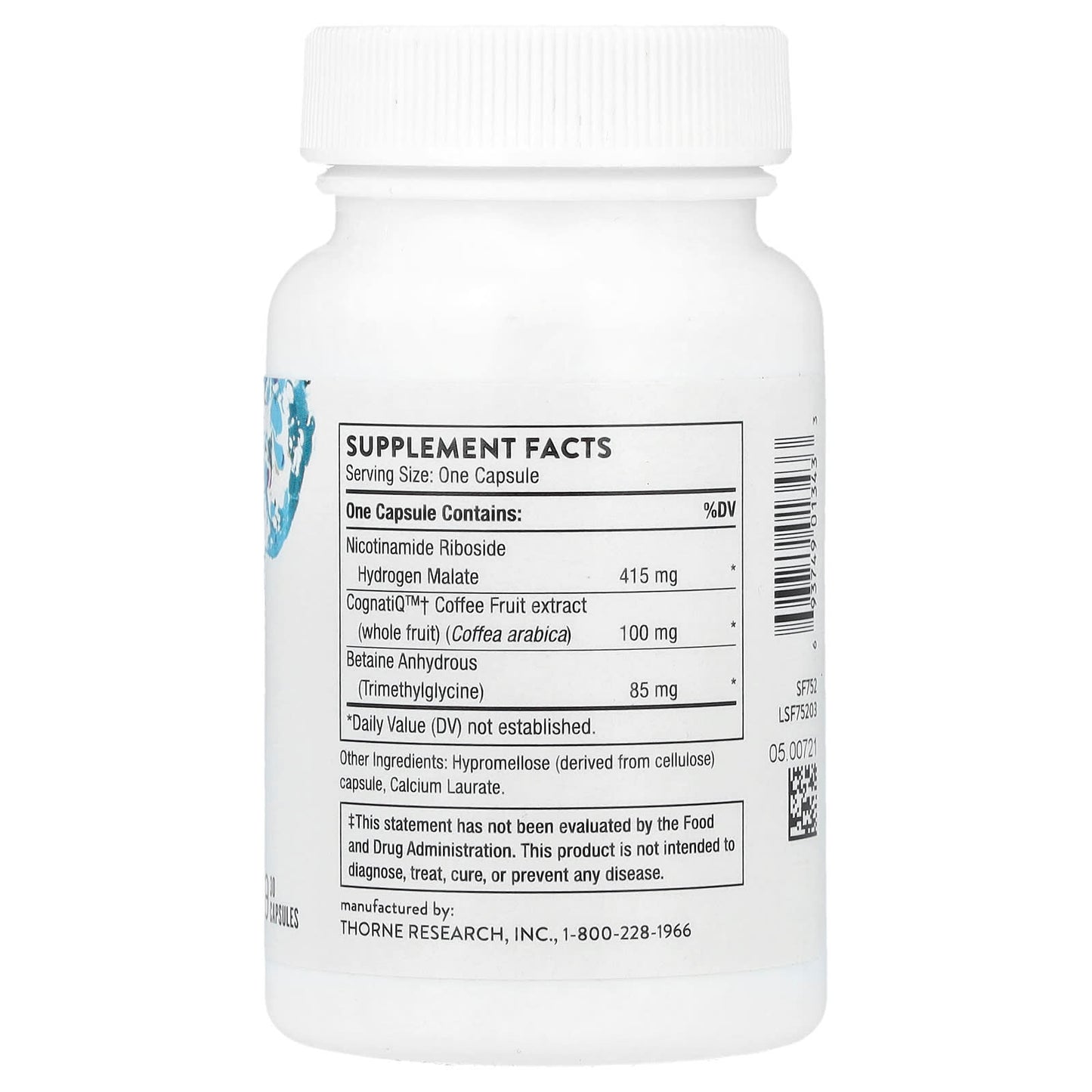 Thorne, Brain Factors, 30 Capsules - Image 2