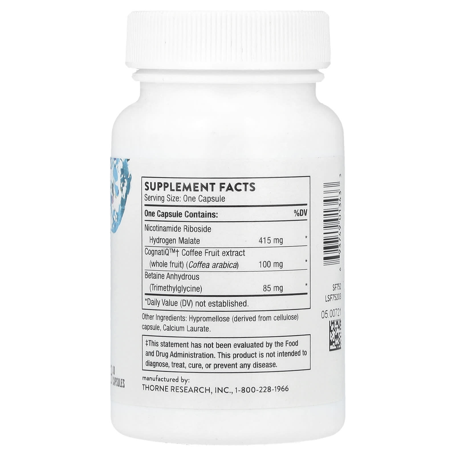 Thorne, Brain Factors, 30 Capsules - Image 2