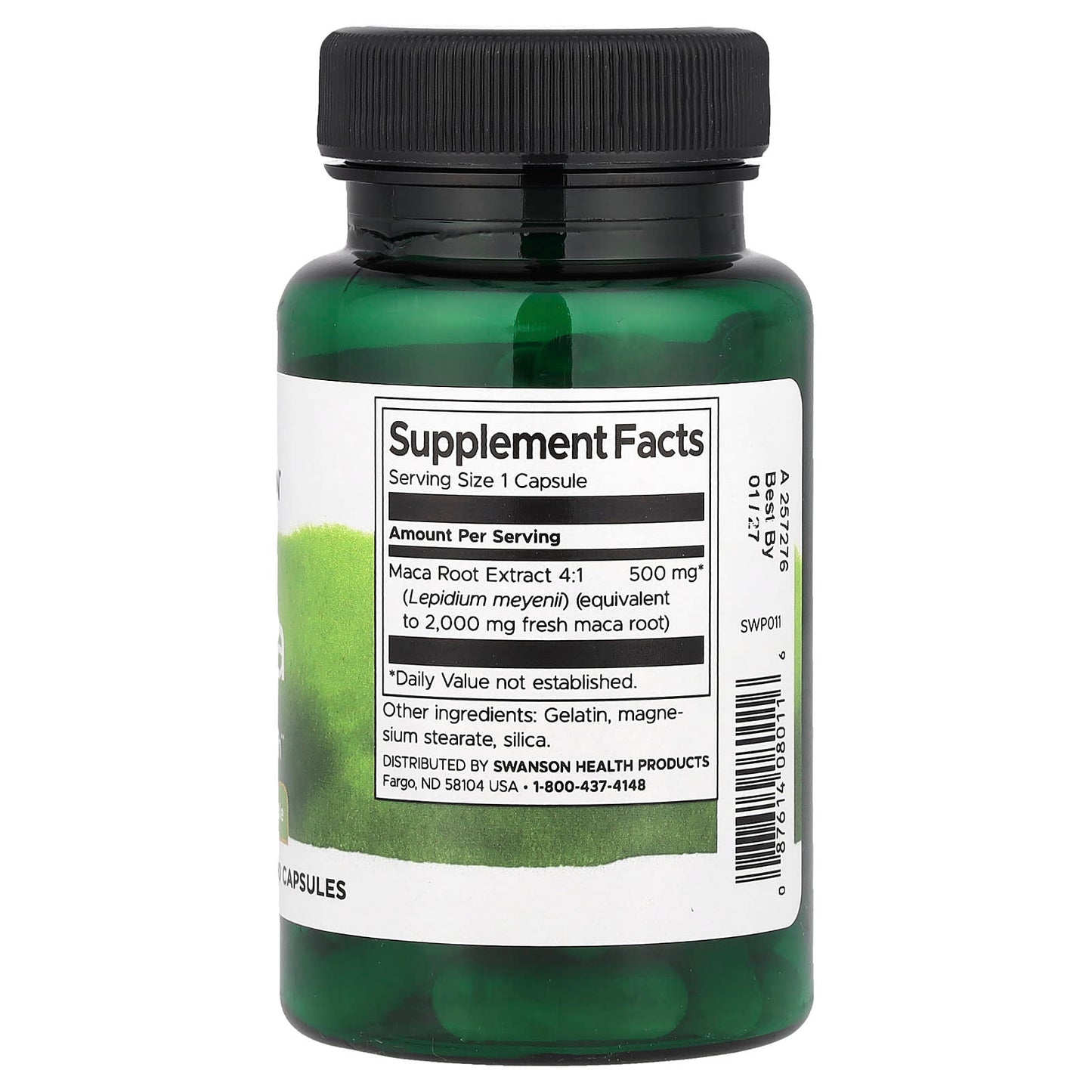 Swanson, Maca, 500 mg, 60 Capsules - Image 2