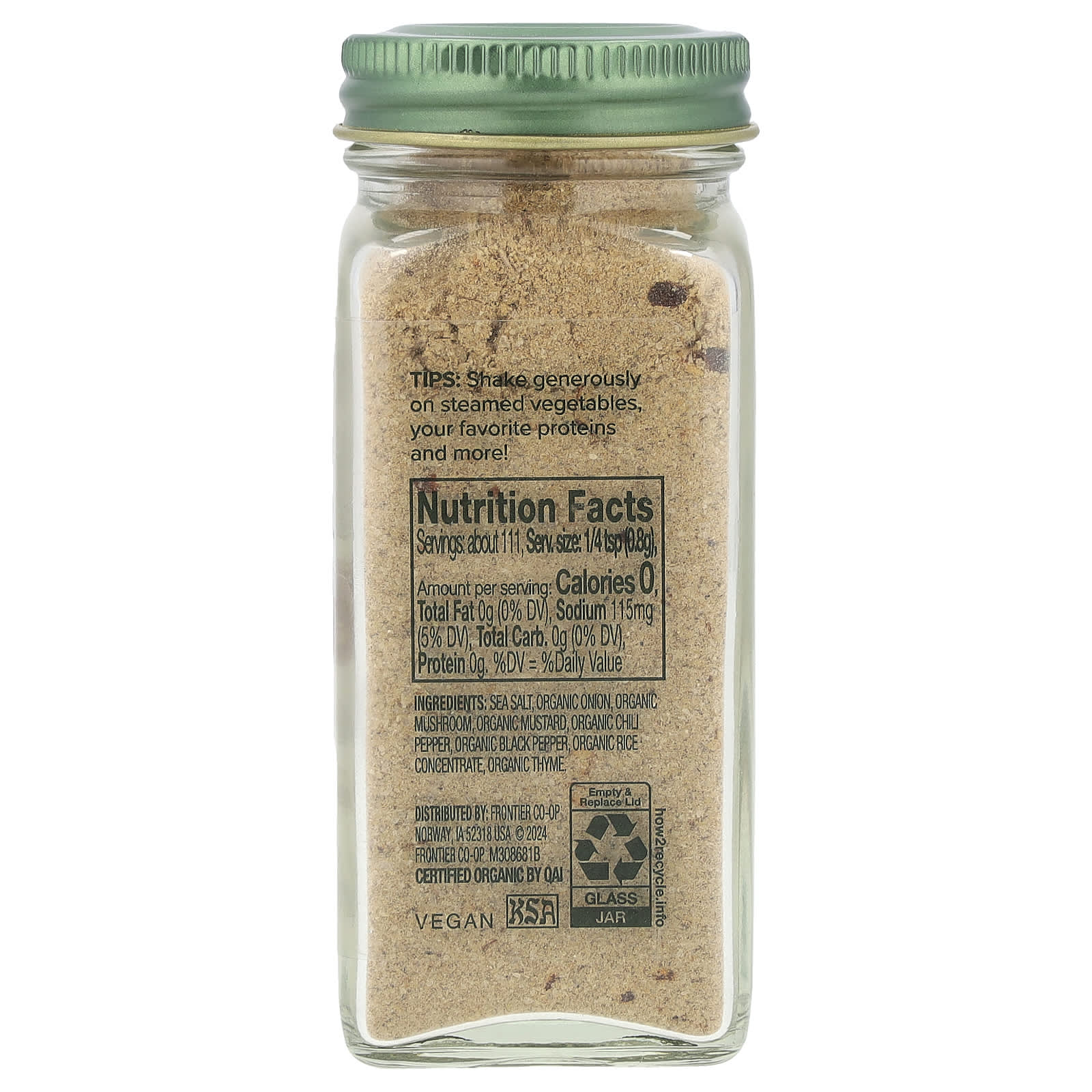 Simply Organic, Umami Blends, Original, 3.14 oz (89 g) - Image 2