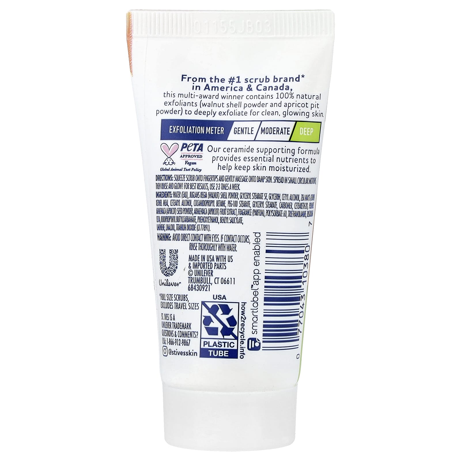 St. Ives, Fresh Skin Scrub, Apricot, 1 oz (28 g) - Image 2