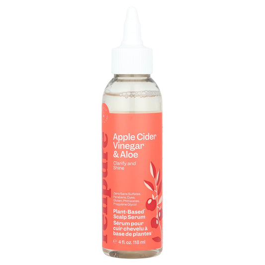 Renpure, Plant-Based Scalp Serum, Apple Cider Vinegar & Aloe, 4 fl oz (118 ml) - Image 1
