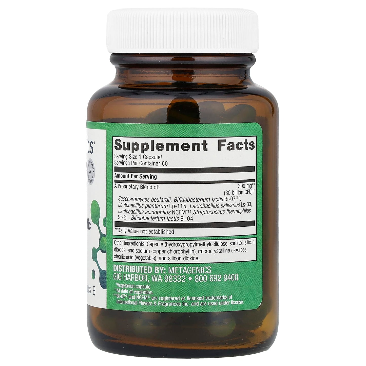 Metagenics, UltraFlora® Spectrum Probiotic, 30 Billion CFU, 60 Capsules - Image 2