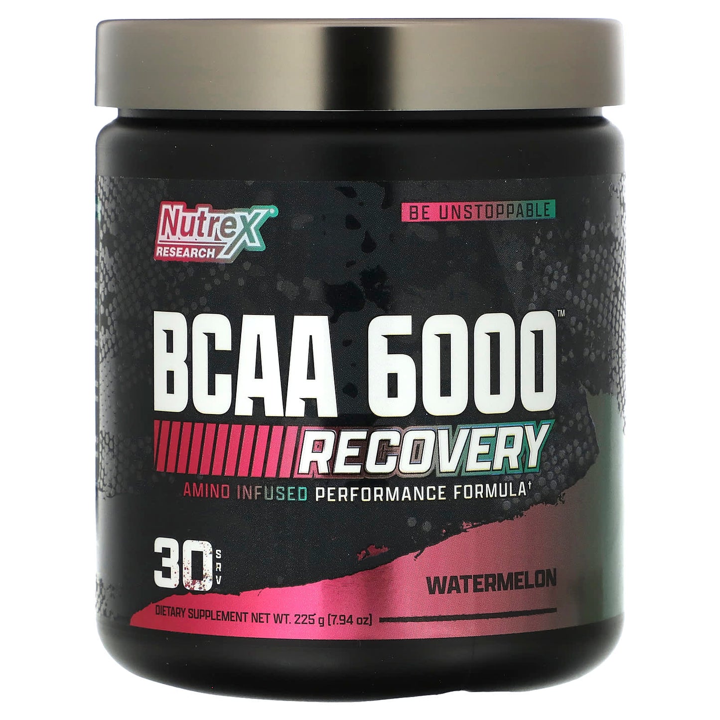 Nutrex Research, BCAA 6000, Recovery, Watermelon, 7.94 oz (225 g) - Image 1