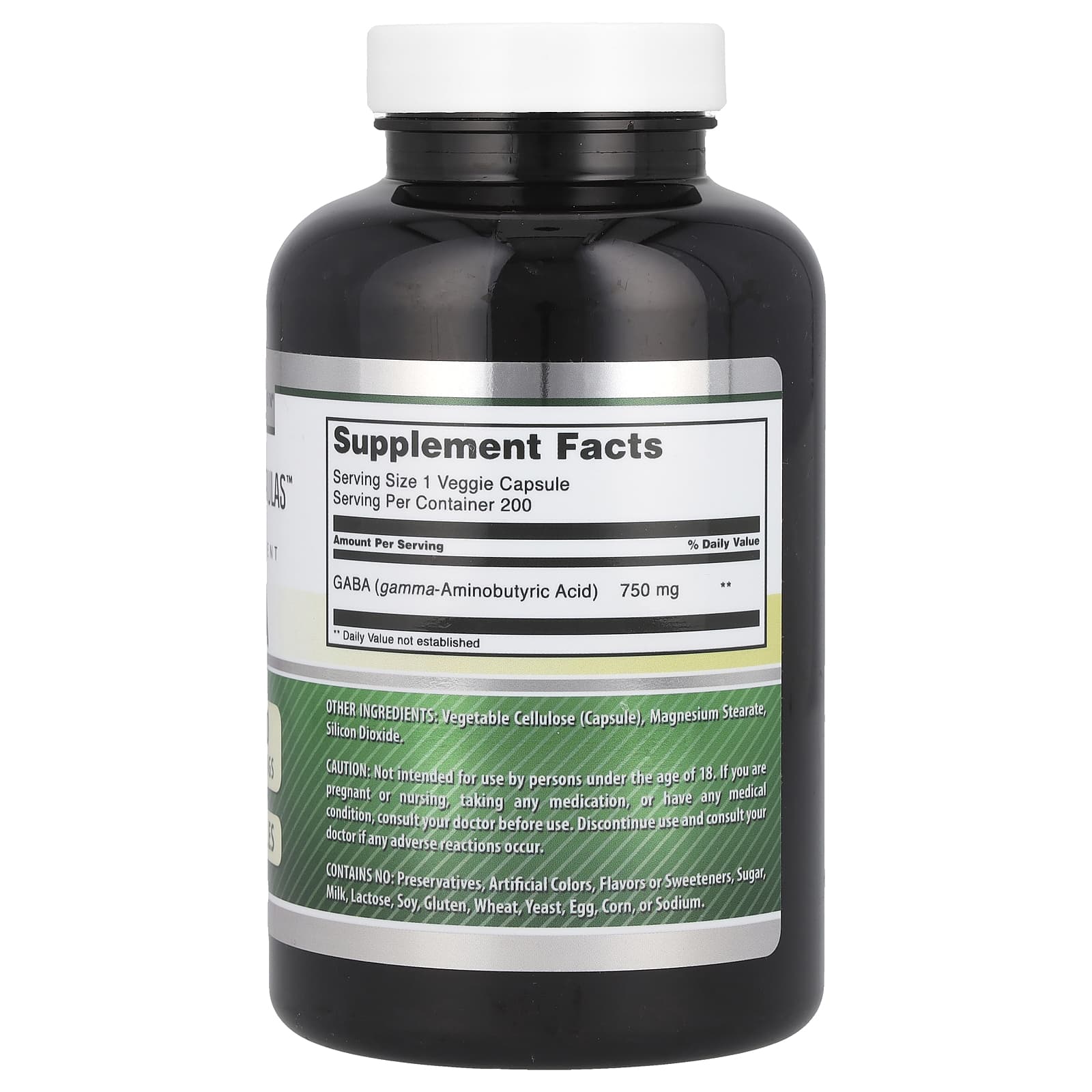 GABA Dietary Supplement 750mg for Relaxation, Sleep & Mood - Image 2