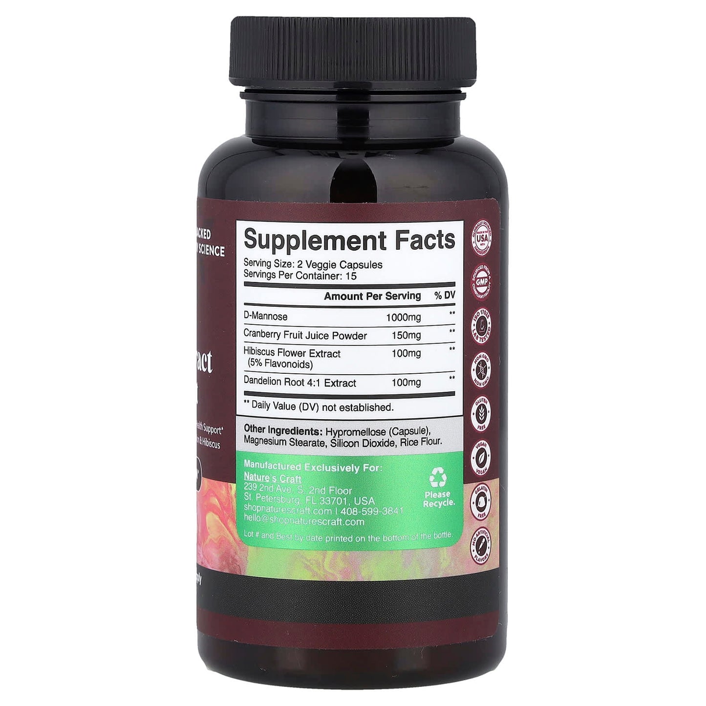 Nature's Craft, Urinary Tract Support , 30 Capsules - Image 2