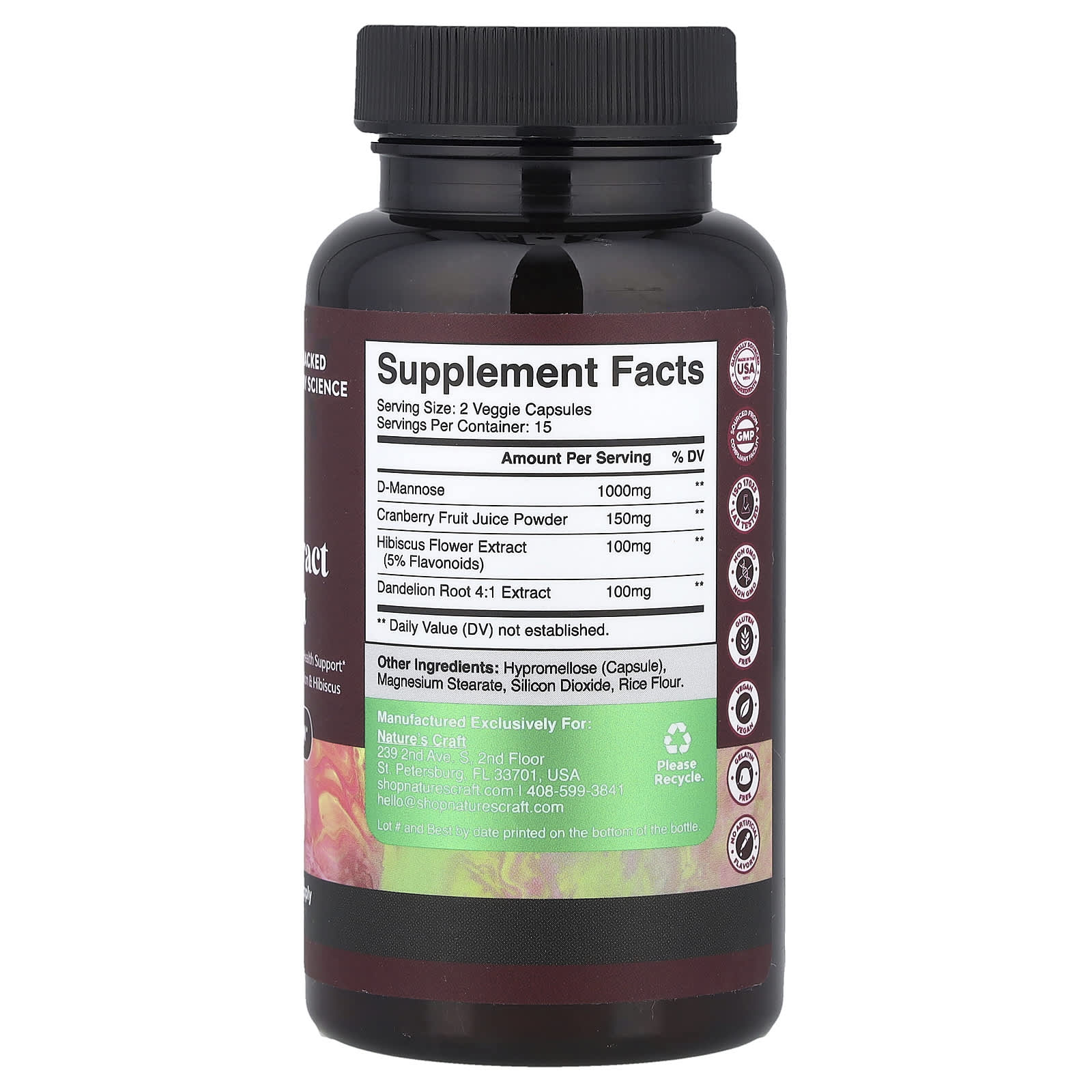 Nature's Craft, Urinary Tract Support , 30 Capsules - Image 2