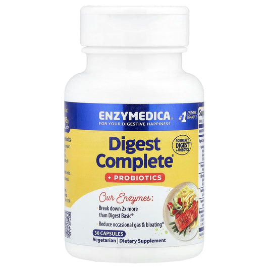 Complete Digestive Support with Enzymedica Digest Complete + Probiotics - Image 1