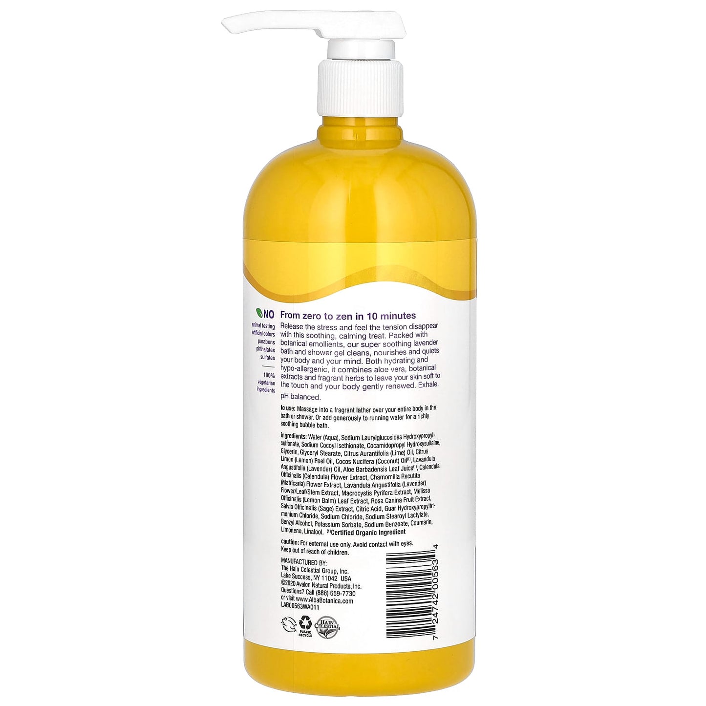 French Lavender Body Wash by Alba Botanica | Cruelty-Free & Soothing - Image 2