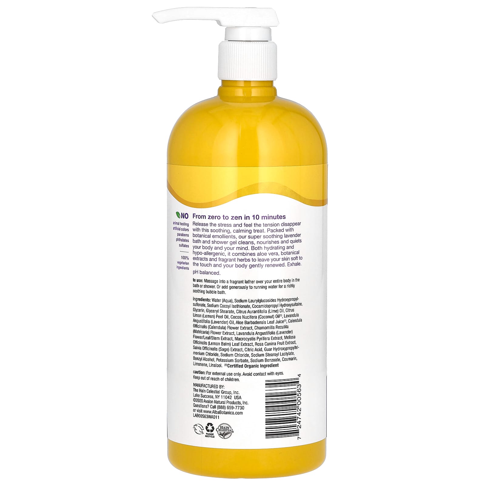 French Lavender Body Wash by Alba Botanica | Cruelty-Free & Soothing - Image 2