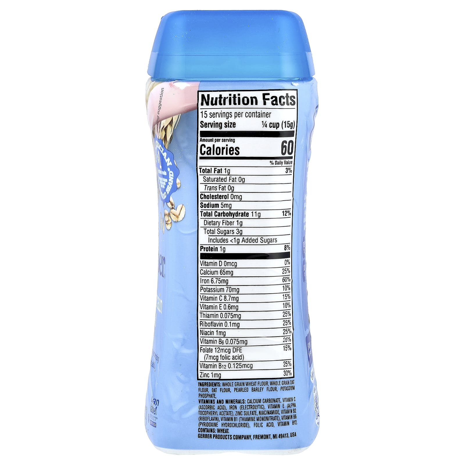 Gerber, Multigrain Cereal,, 2nd Foods®, 8 oz (227 g)