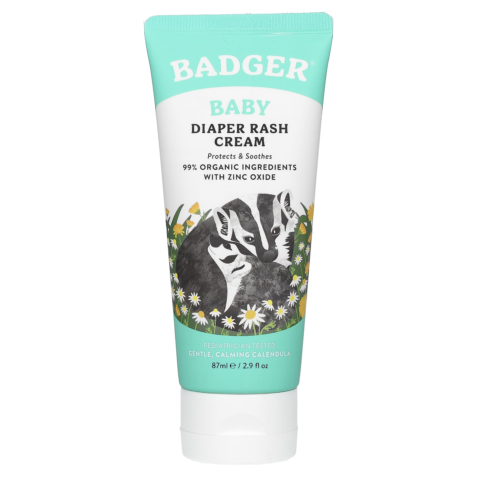 Badger Calendula Diaper Rash Cream for Babies - 2.9 oz - Image 1