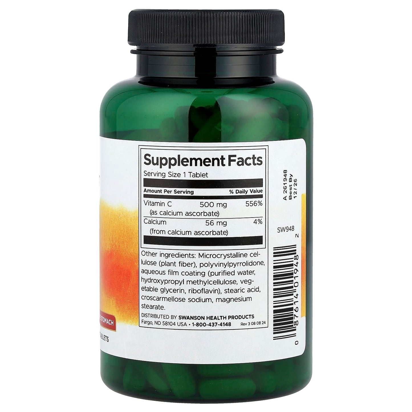 Swanson, Buffered Vitamin C, 250 Tablets - Image 2