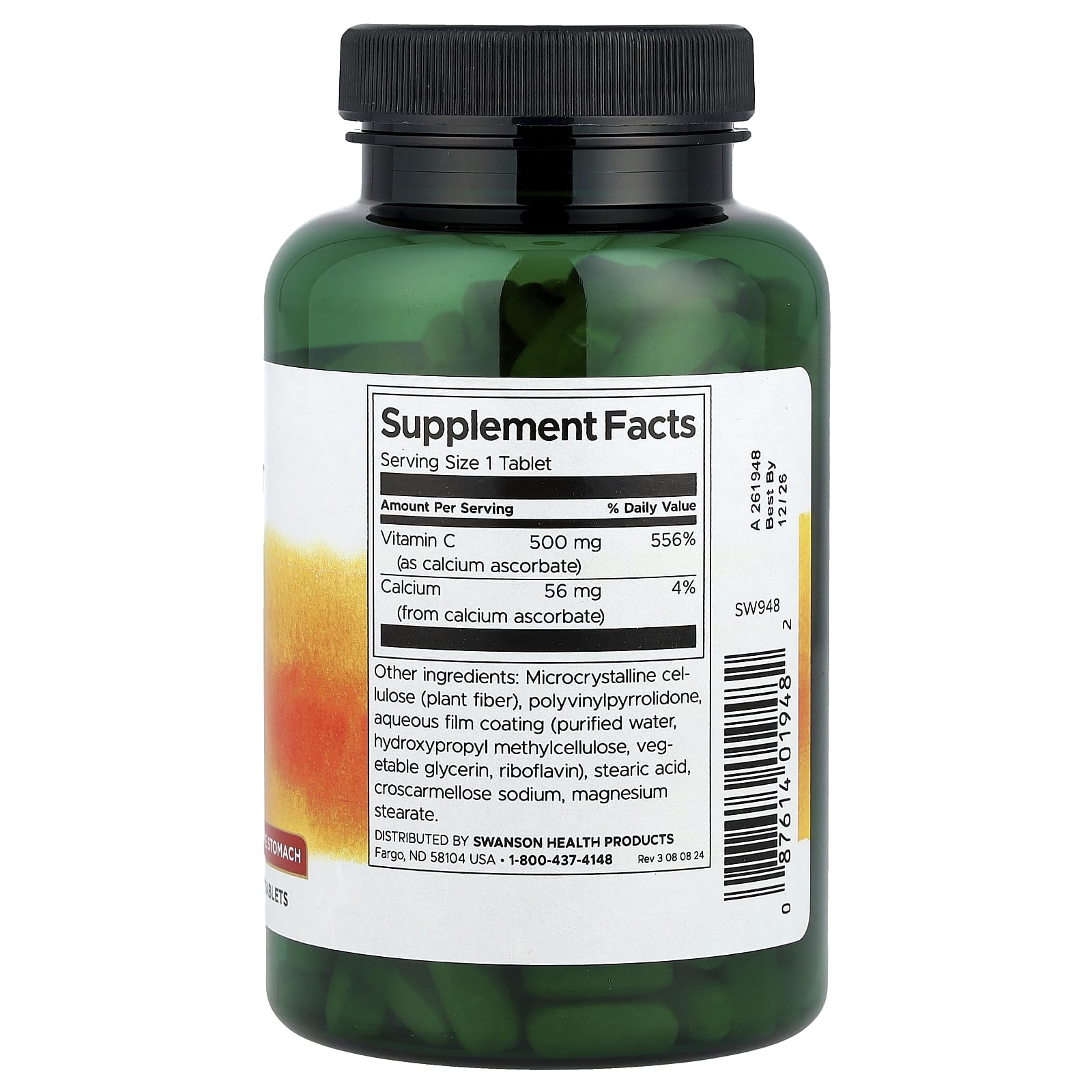 Swanson, Buffered Vitamin C, 250 Tablets - Image 2