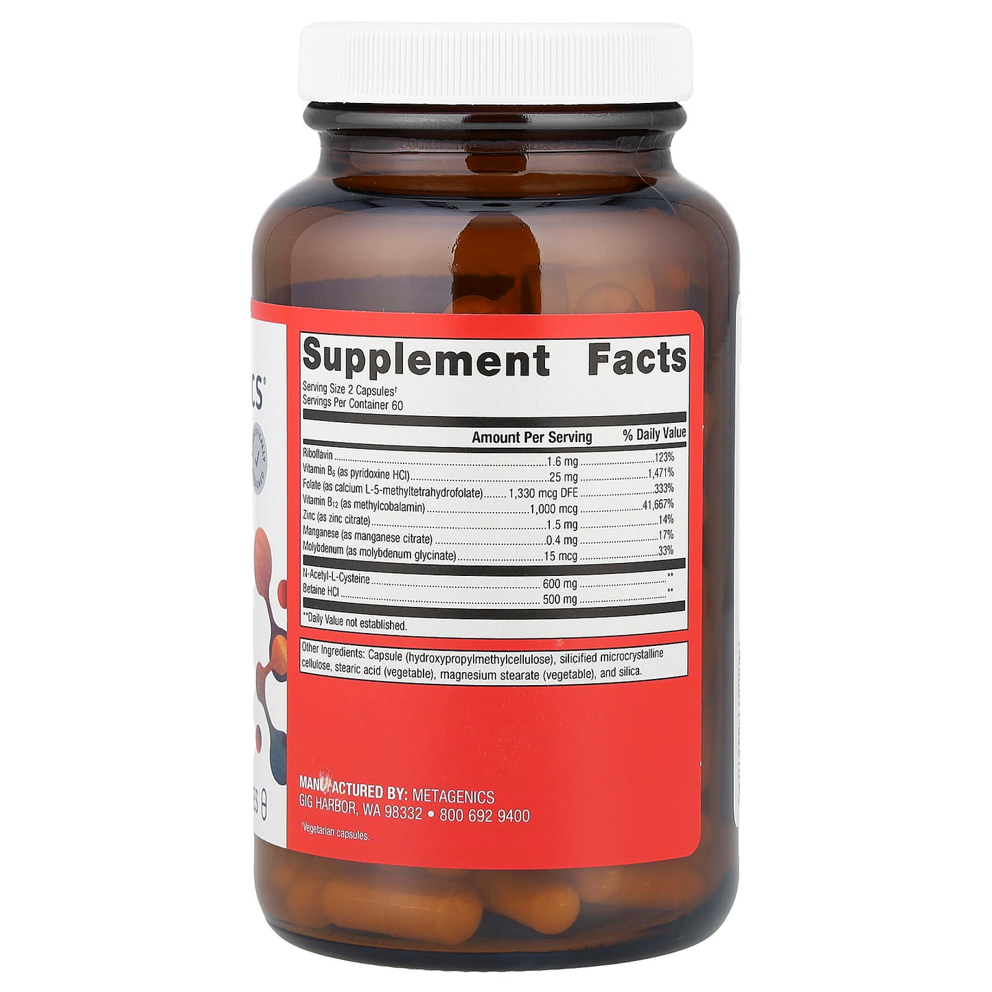 Metagenics, MethylCare®, Heart Health, 120 Capsules - Image 2