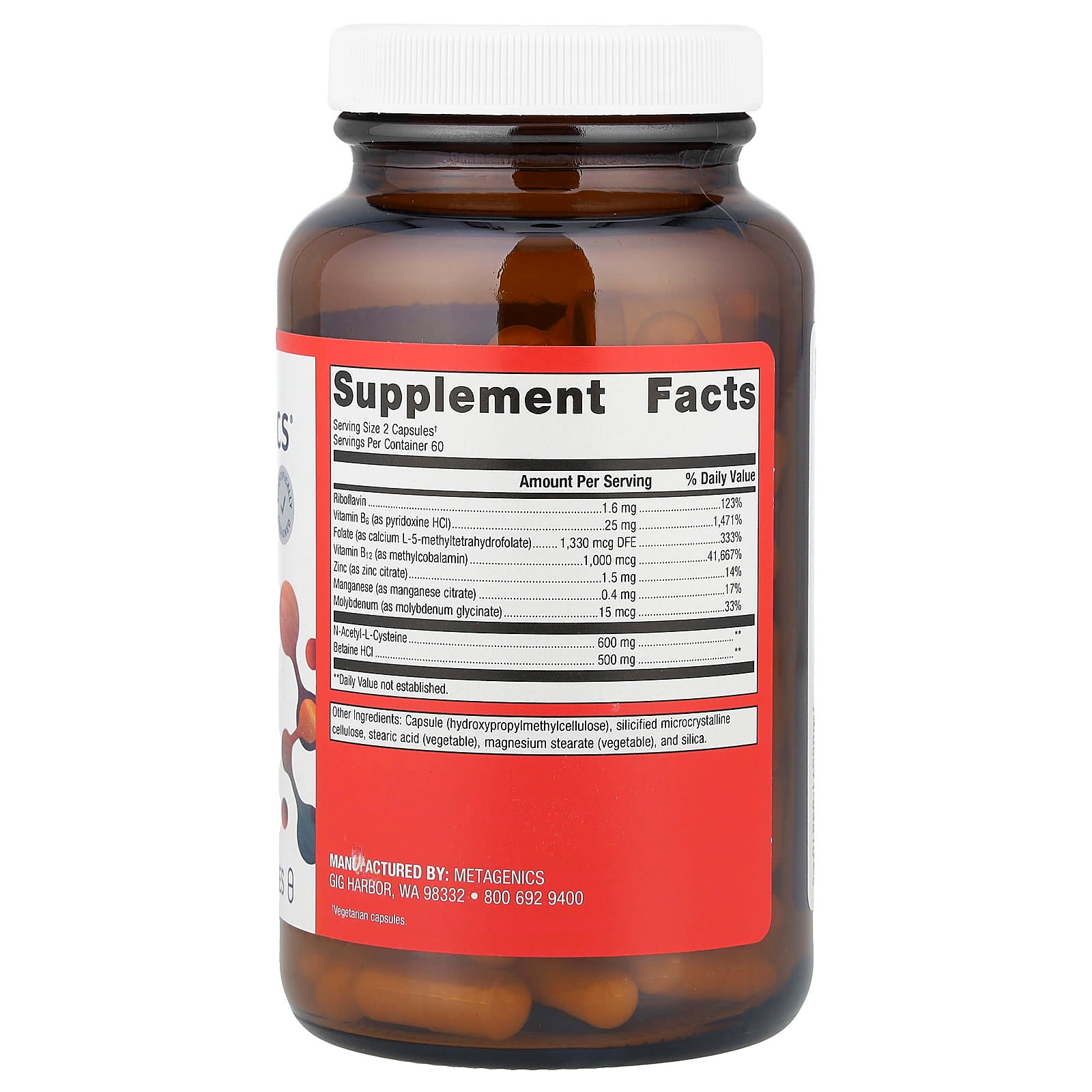 Metagenics, MethylCare®, Heart Health, 120 Capsules - Image 2