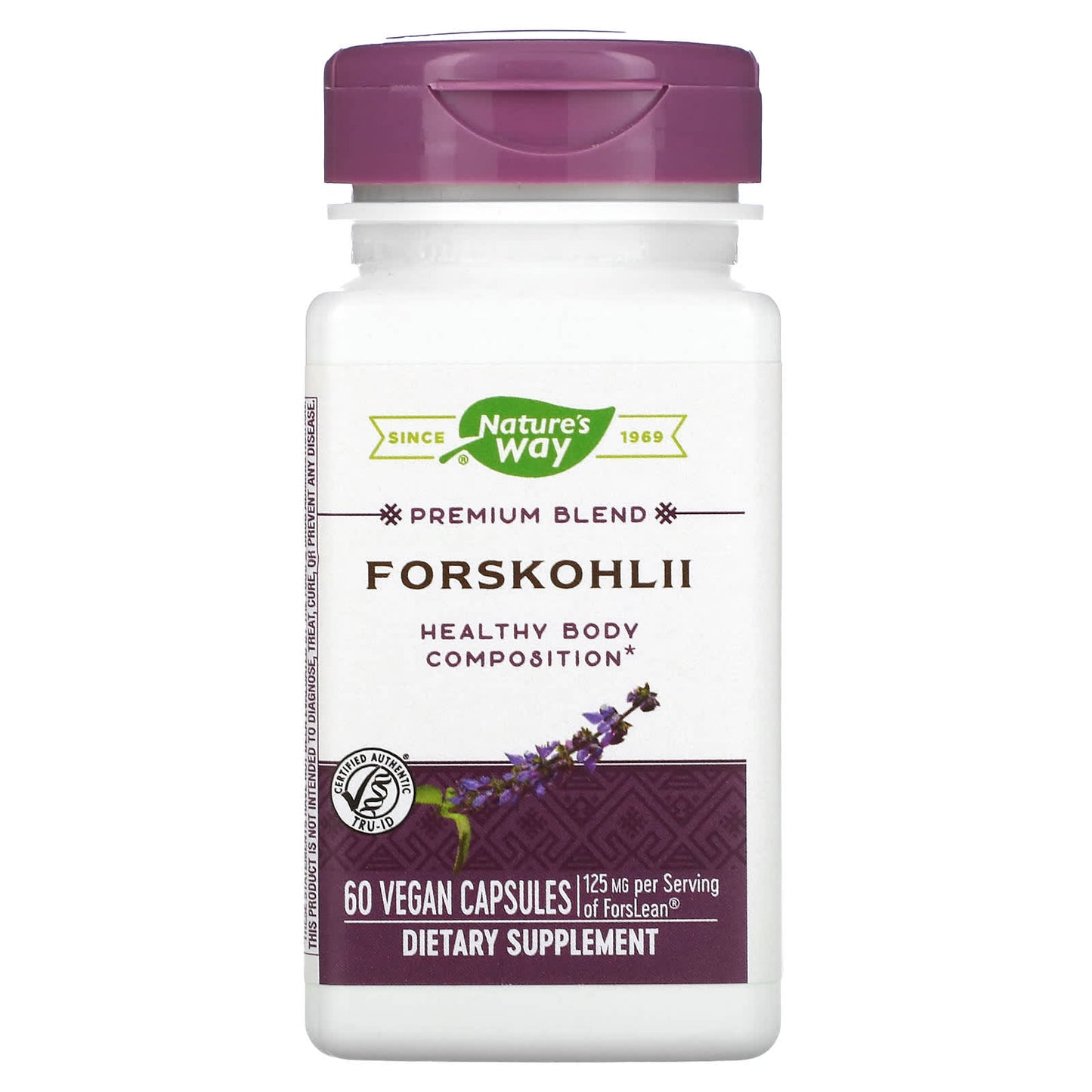 Nature's Way, Forskohlii, 125 mg, 60 Vegan Capsules - Image 1