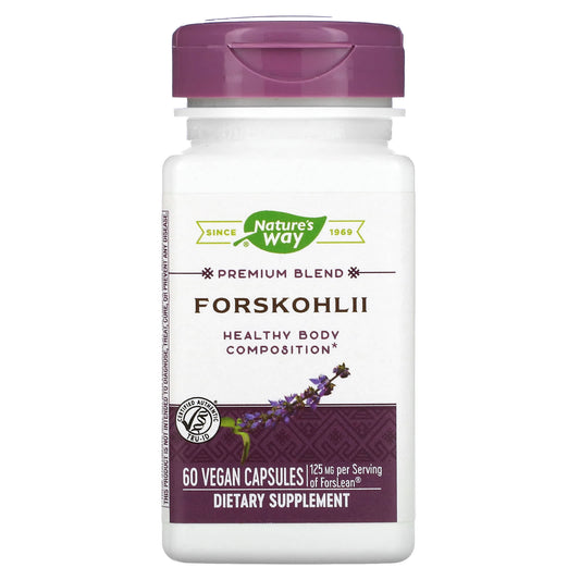 Nature's Way, Forskohlii, 125 mg, 60 Vegan Capsules - Image 1