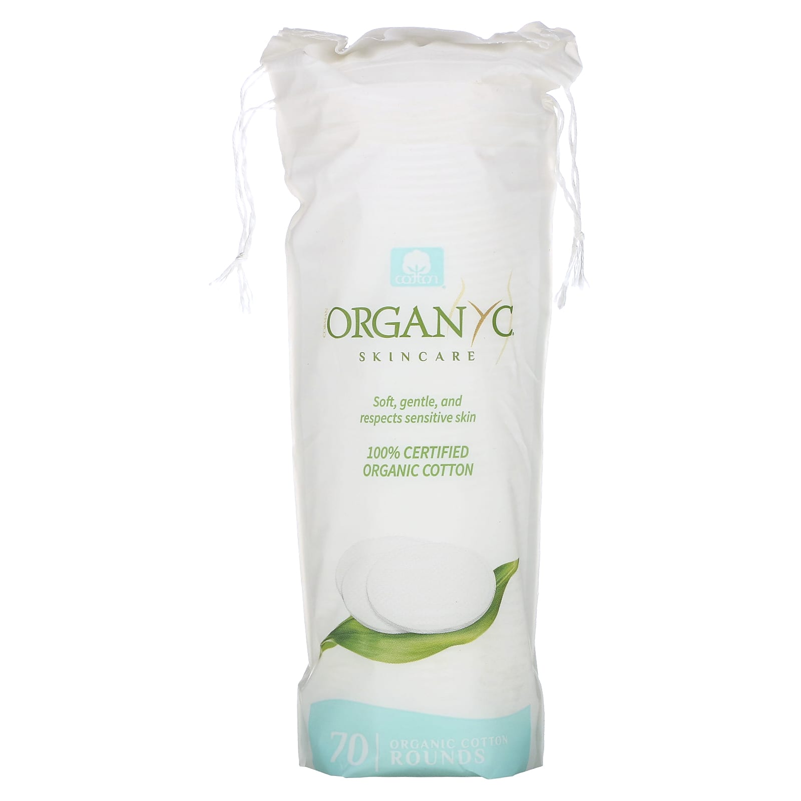 Organyc, Organic Cotton Rounds, 70 Pieces - Image 1