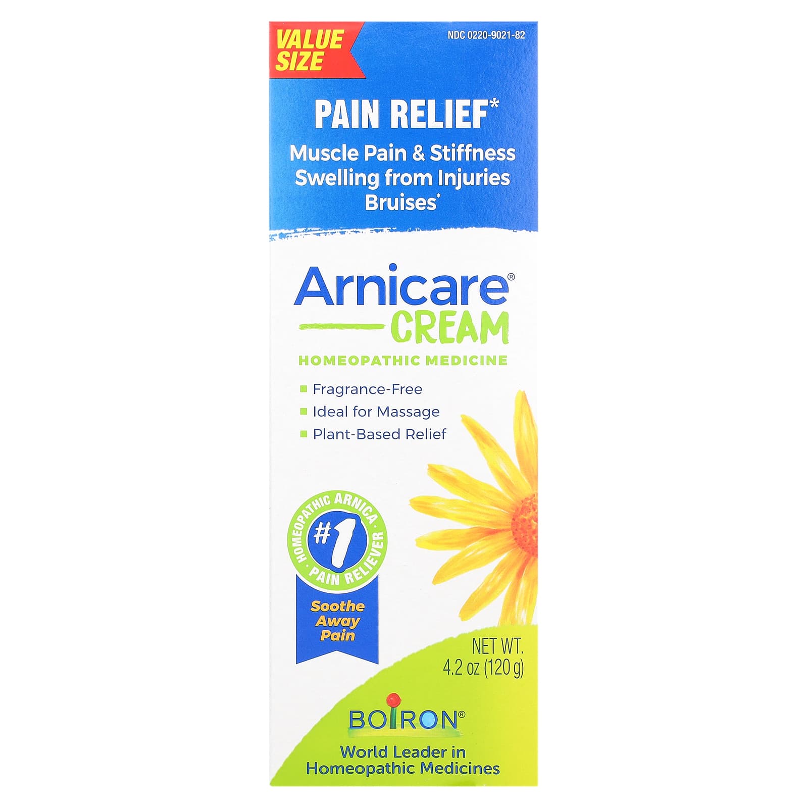 Fragrance-Free Arnica Pain Relief Cream by Boiron, 4.2 oz - Image 2