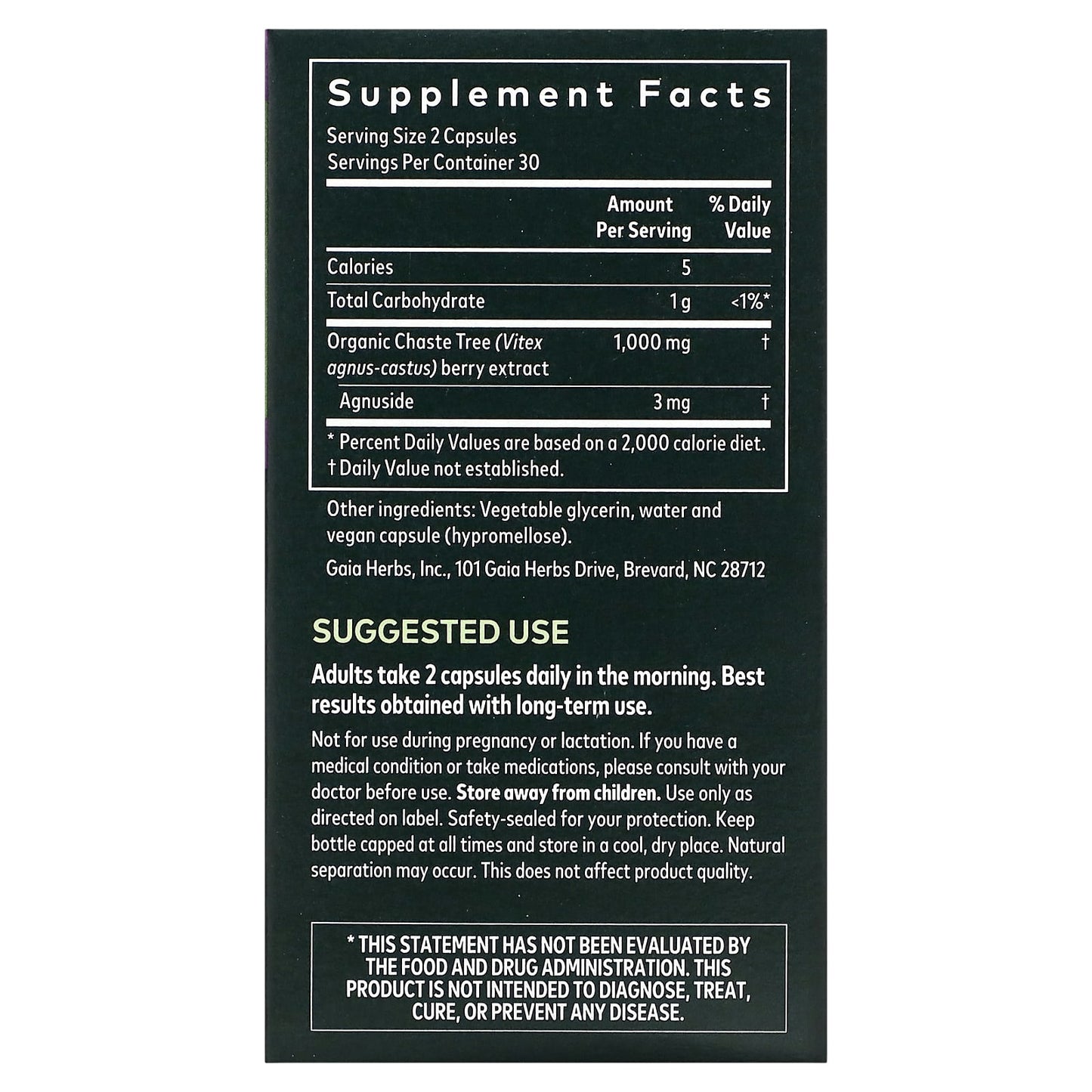 Gaia Herbs Vitex Berry for Women - 60 Vegan Liquid Phyto-Caps for Hormone Balance - Image 2