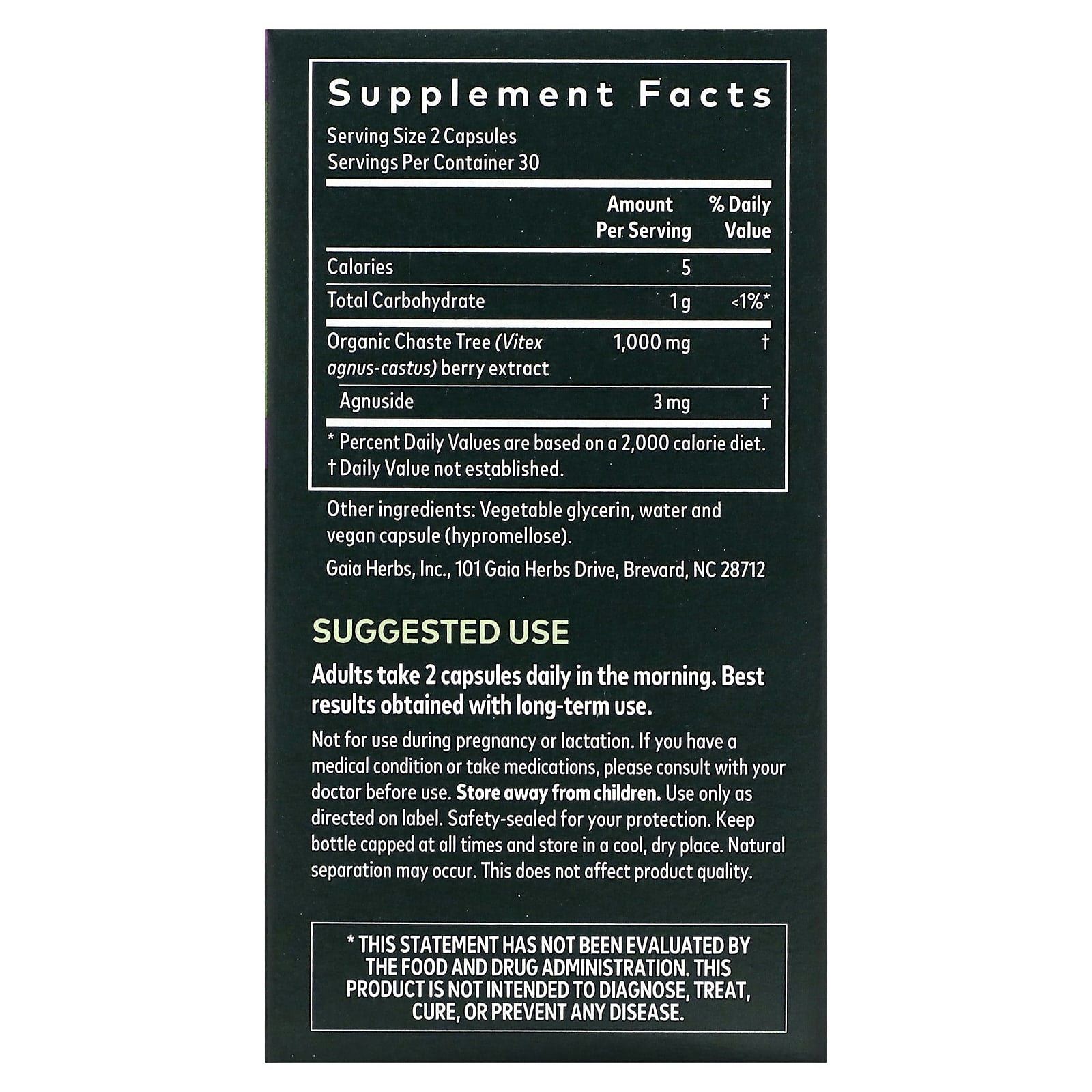 Gaia Herbs Vitex Berry for Women - 60 Vegan Liquid Phyto-Caps for Hormone Balance - Image 2