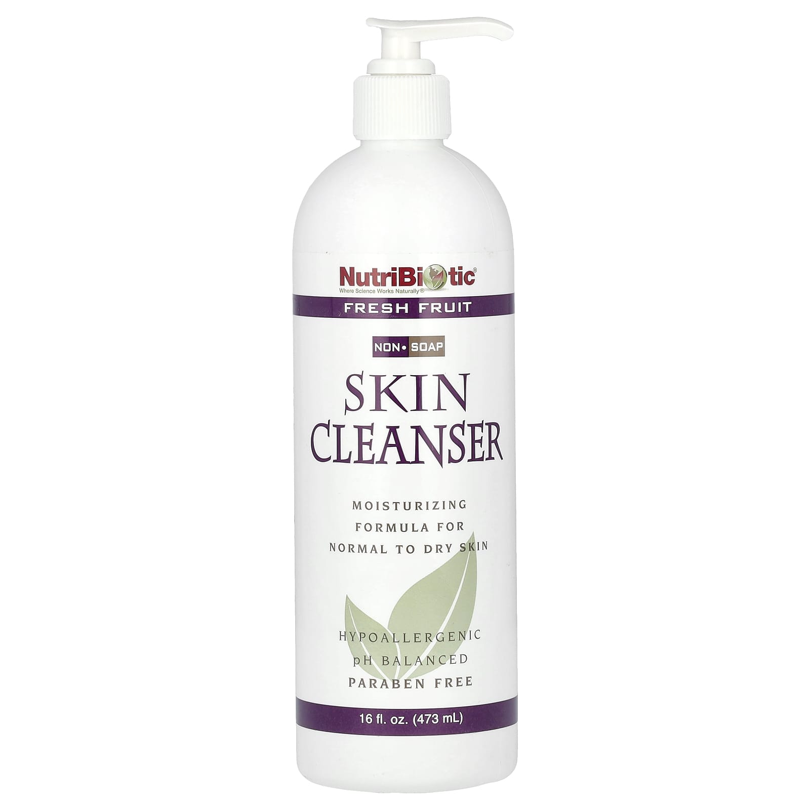 NutriBiotic, Skin Cleanser, Non-Soap, Fresh Fruit, 16 fl oz (473 ml) - Image 1