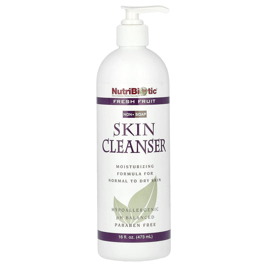 NutriBiotic, Skin Cleanser, Non-Soap, Fresh Fruit, 16 fl oz (473 ml) - Image 1