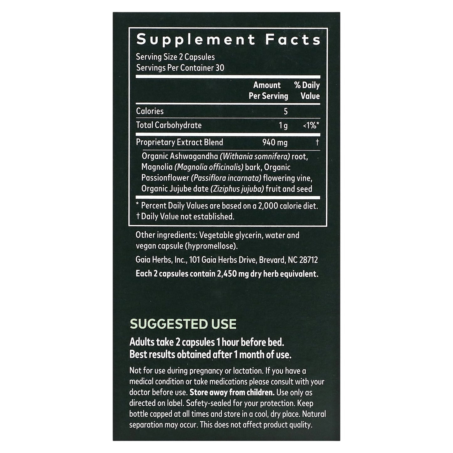 Gaia Herbs SleepThru Sleep Support for Stress Relief - Image 2