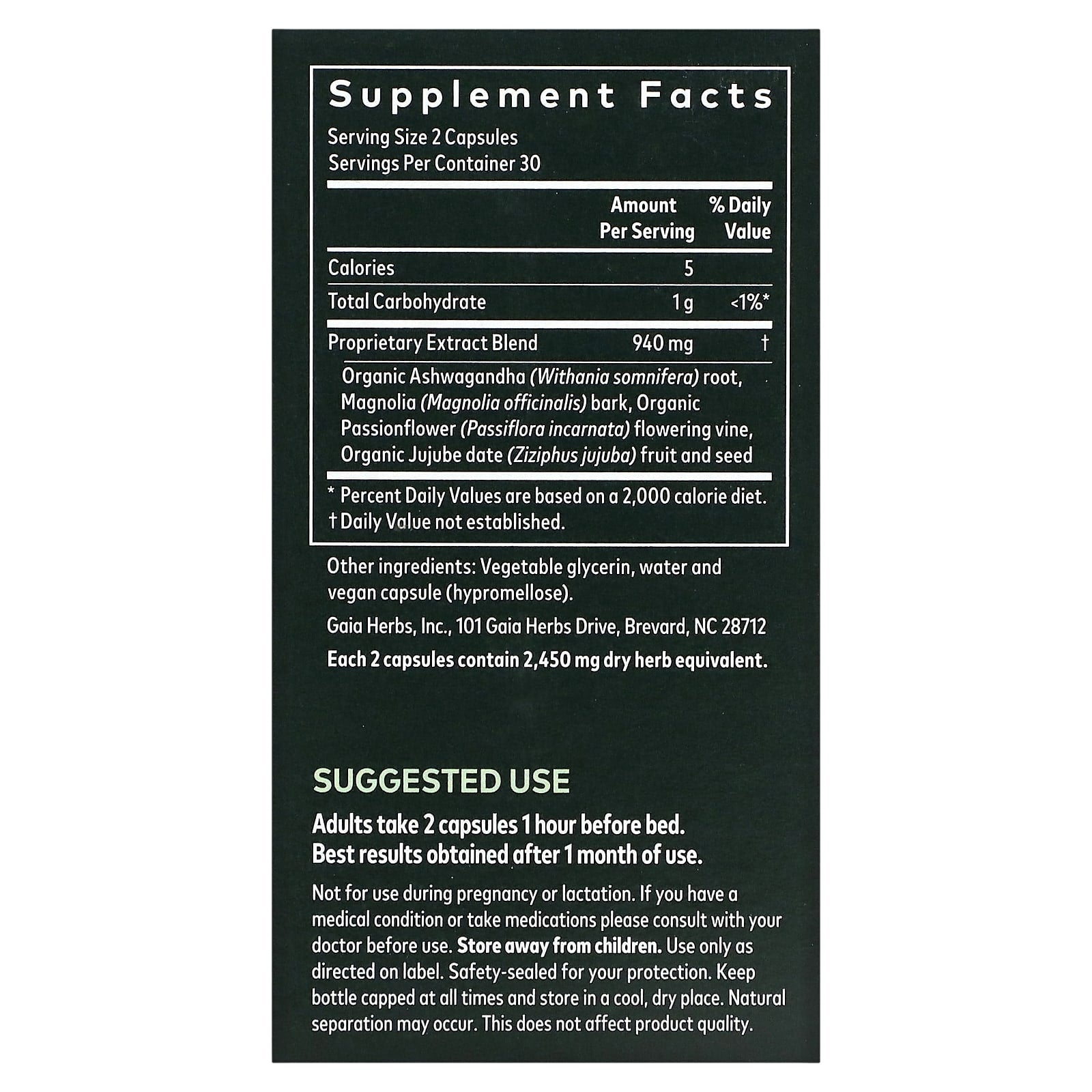 Gaia Herbs SleepThru Sleep Support for Stress Relief - Image 2