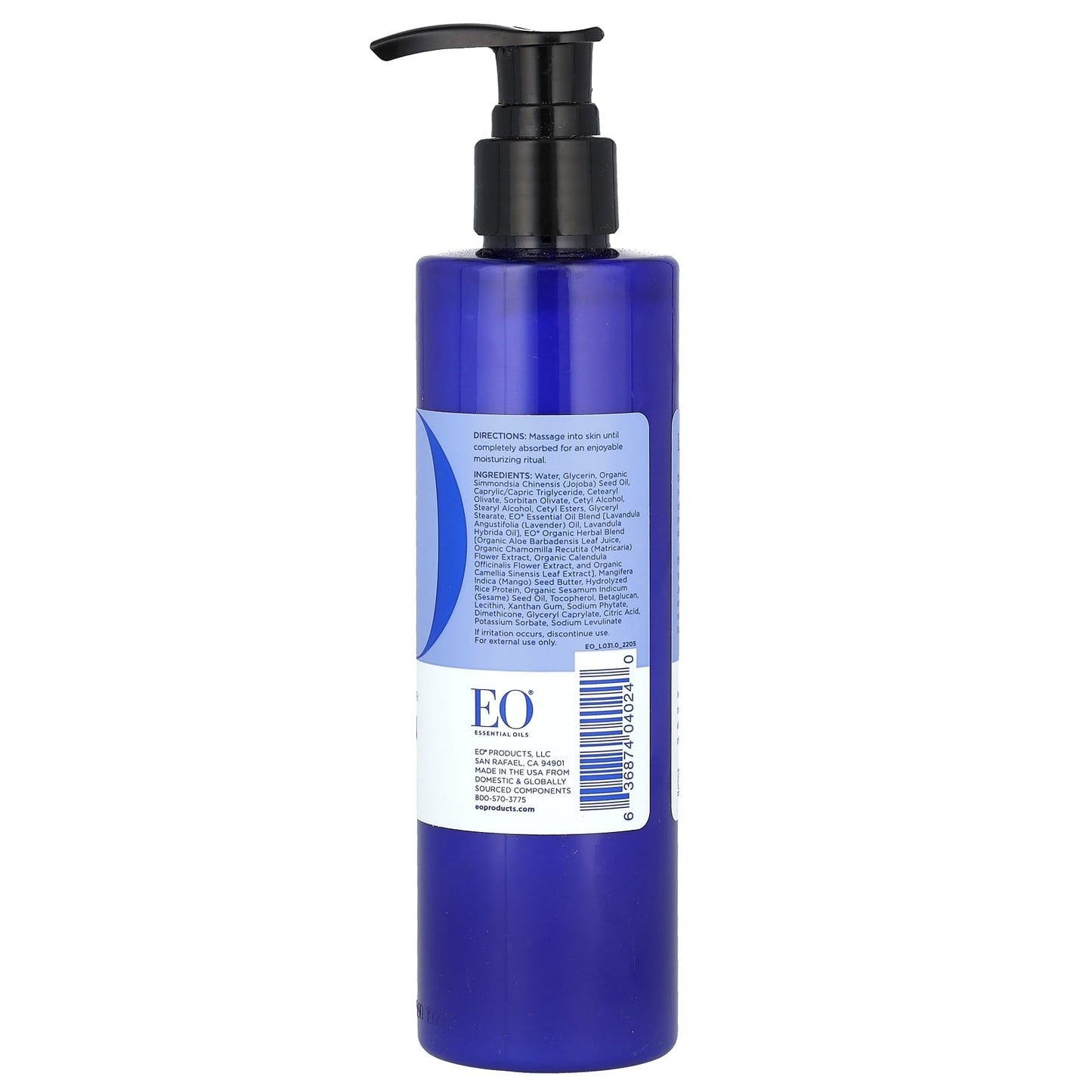Lavender Body Lotion for Soothing Skin Care, 8 fl oz (237 ml) - Image 2