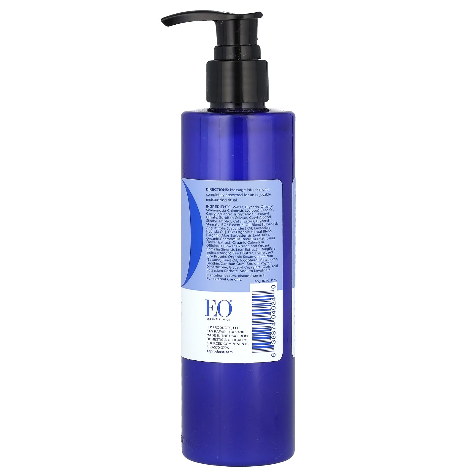 Lavender Body Lotion for Soothing Skin Care, 8 fl oz (237 ml) - Image 2