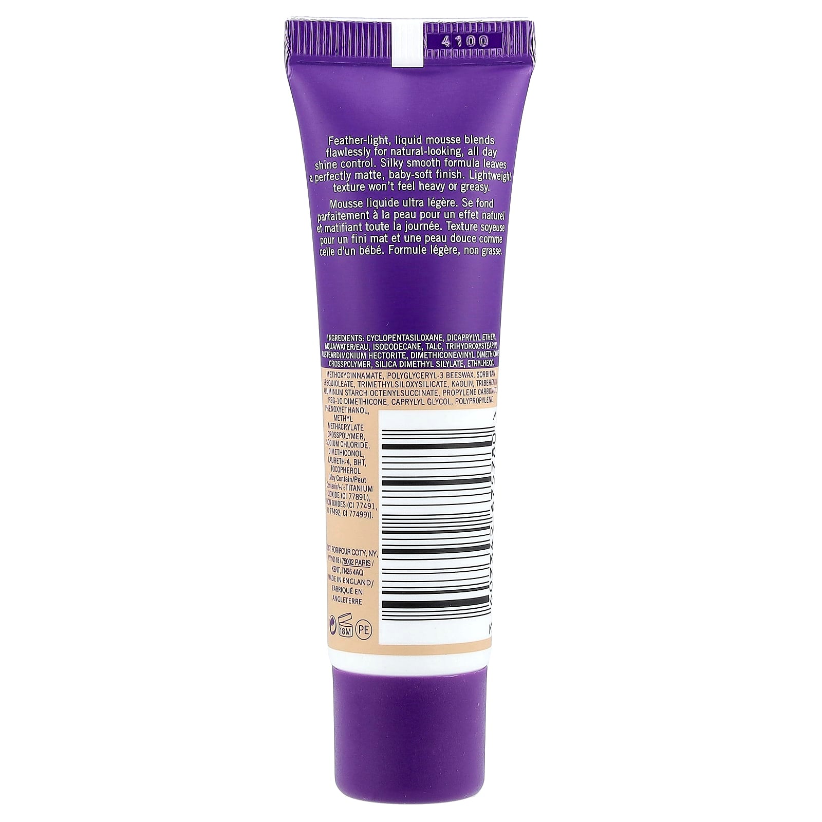 Rimmel London, Stay Matte, Full Coverage Mattifying Foundation, 103 True Ivory, 1 fl oz (30 ml) - Image 2