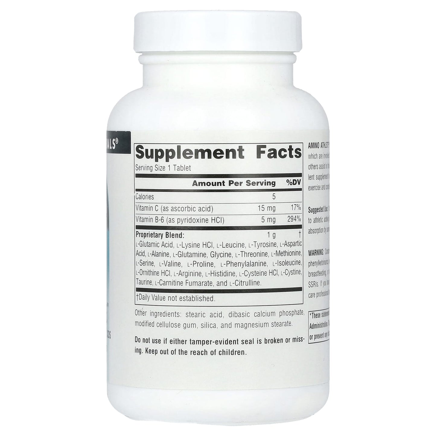 Source Naturals, Athletic Series, Amino Athlete, 1,000 mg, 100 Tablets - Image 2