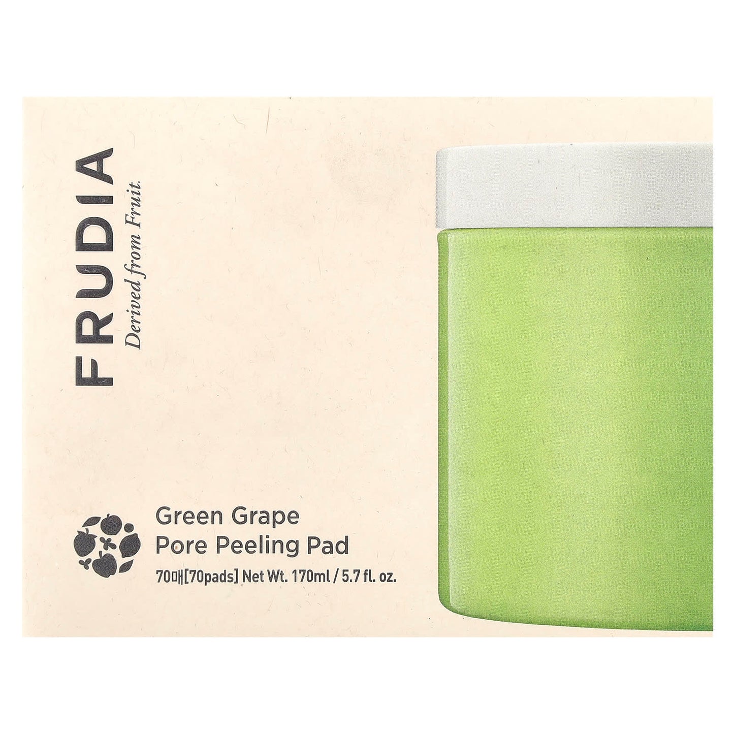 Green Grape Pore Peeling Pad by Frudia - 70 Pads, 5.7 fl oz - Image 2