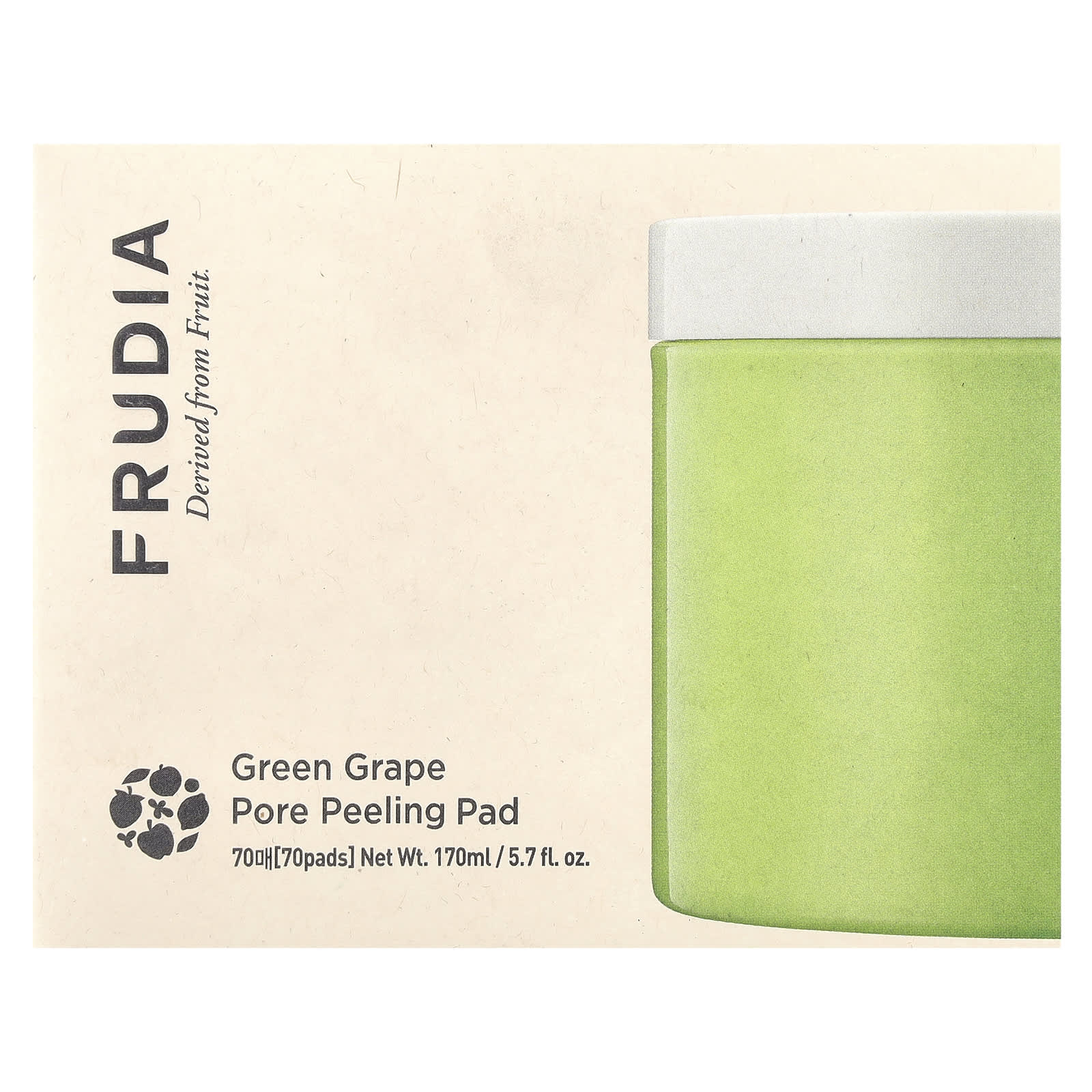 Green Grape Pore Peeling Pad by Frudia - 70 Pads, 5.7 fl oz - Image 2