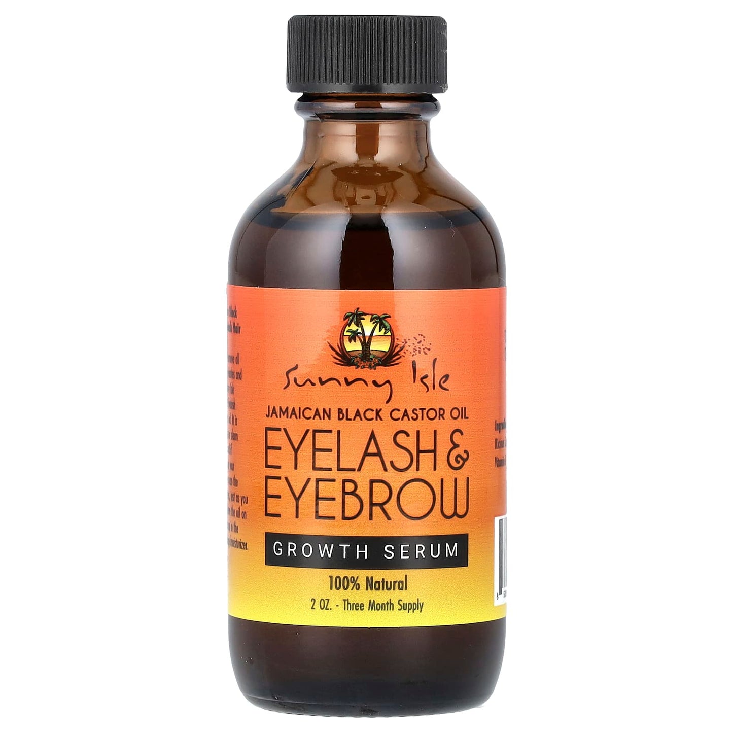 Sunny Isle, Jamaican Black Castor Oil, Eyelash & Eyebrow Growth Serum, 2 oz - Image 1