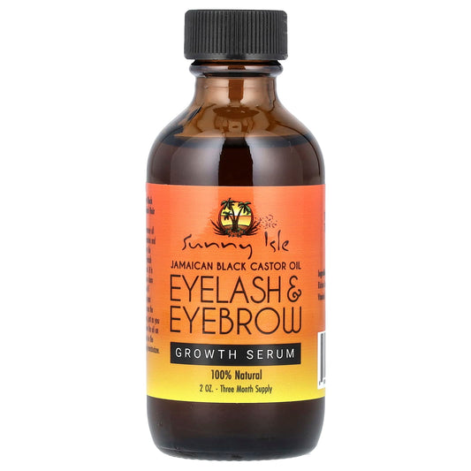 Sunny Isle, Jamaican Black Castor Oil, Eyelash & Eyebrow Growth Serum, 2 oz - Image 1
