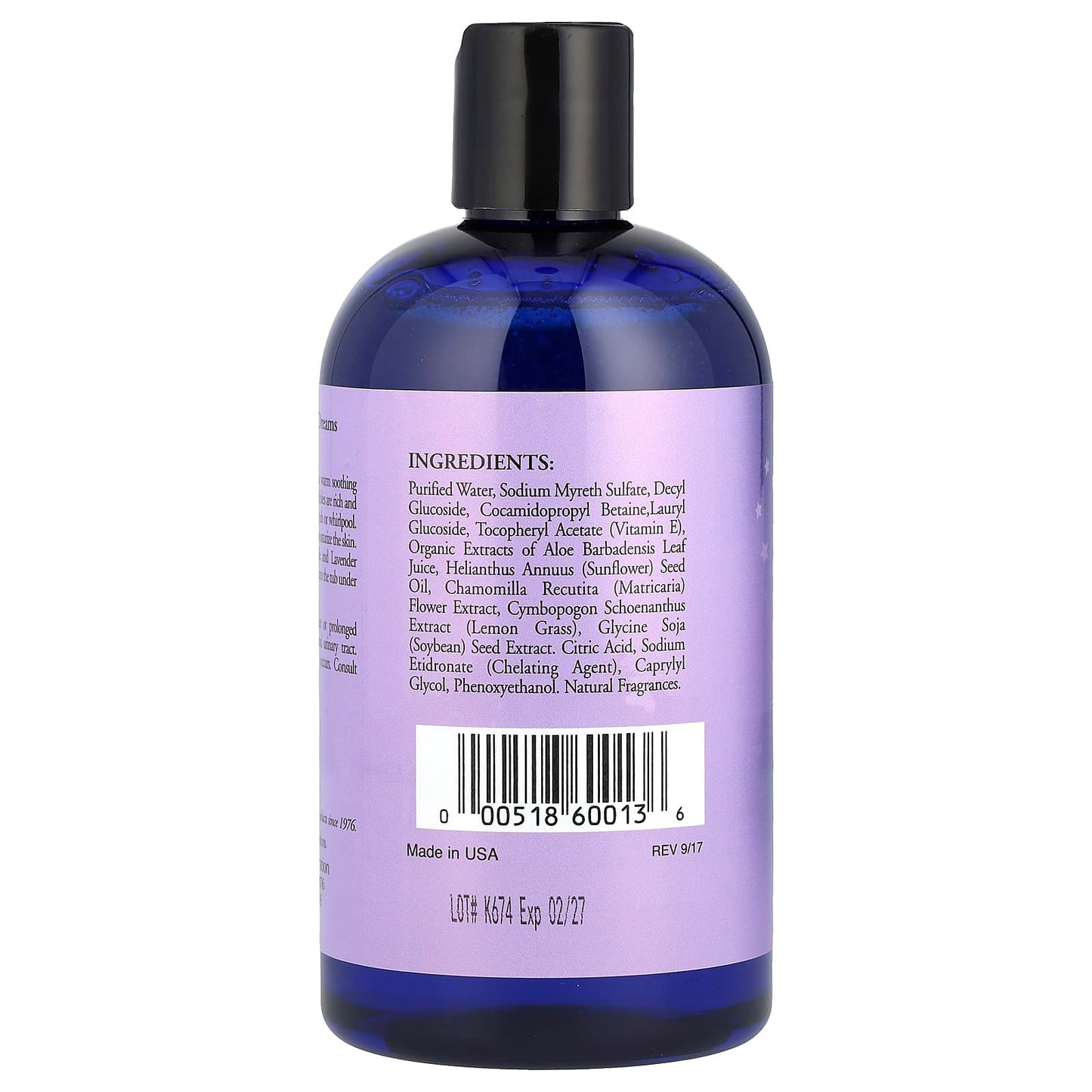 Rainbow Research, Relaxing Sweet Dreams®, Kid's Bubble Bath, 12 fl oz (360 ml) - Image 2