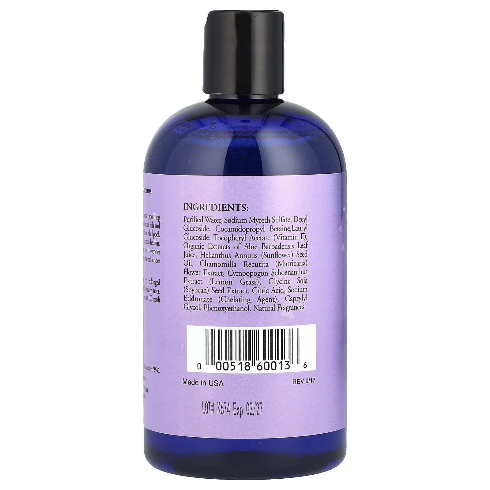 Rainbow Research, Relaxing Sweet Dreams®, Kid's Bubble Bath, 12 fl oz (360 ml) - Image 2