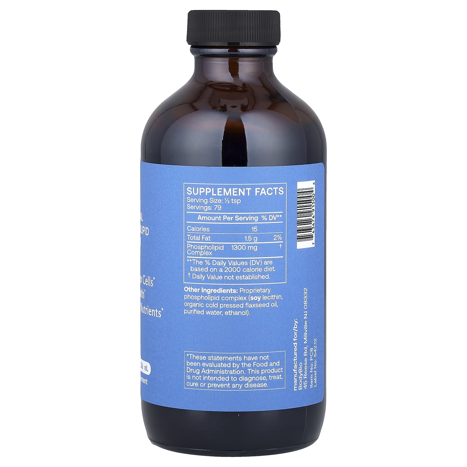 BodyBio Liposomal Phospholipid Complex for Cellular Repair & Detox - Image 2