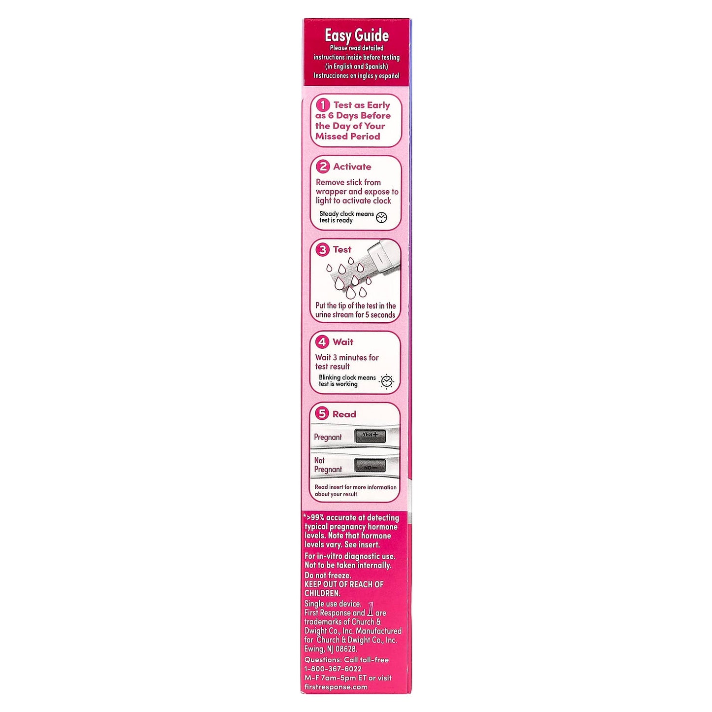 Early Pregnancy Test, 2 First Response Digital Tests, 99% Accurate - Image 2