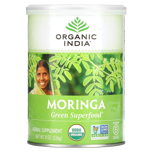 Organic India, Moringa Green Superfood, 8 oz (226 g) - Image 1
