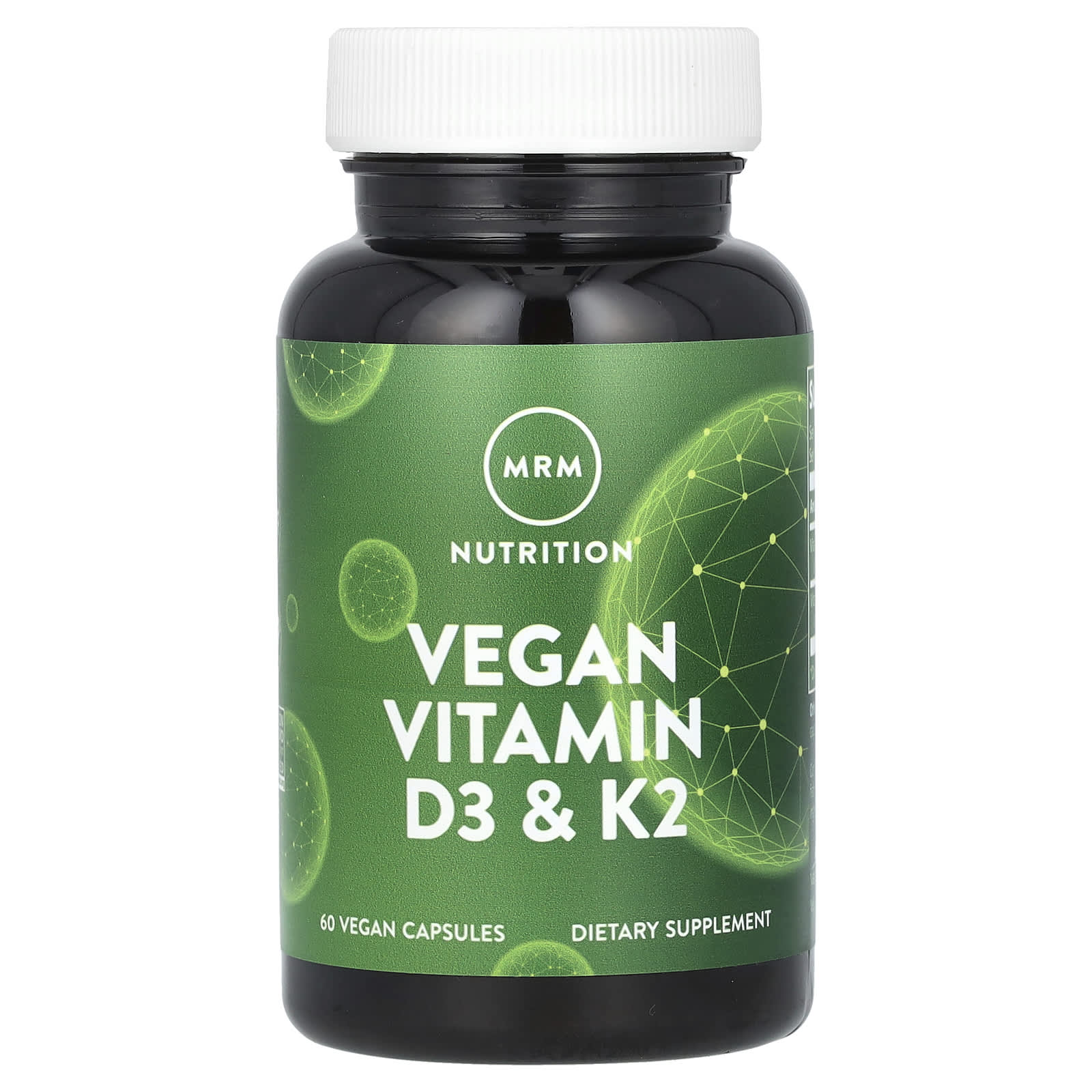 MRM Nutrition, Vegan Vitamin D3 & K2, 60 Vegan Capsules - Image 1