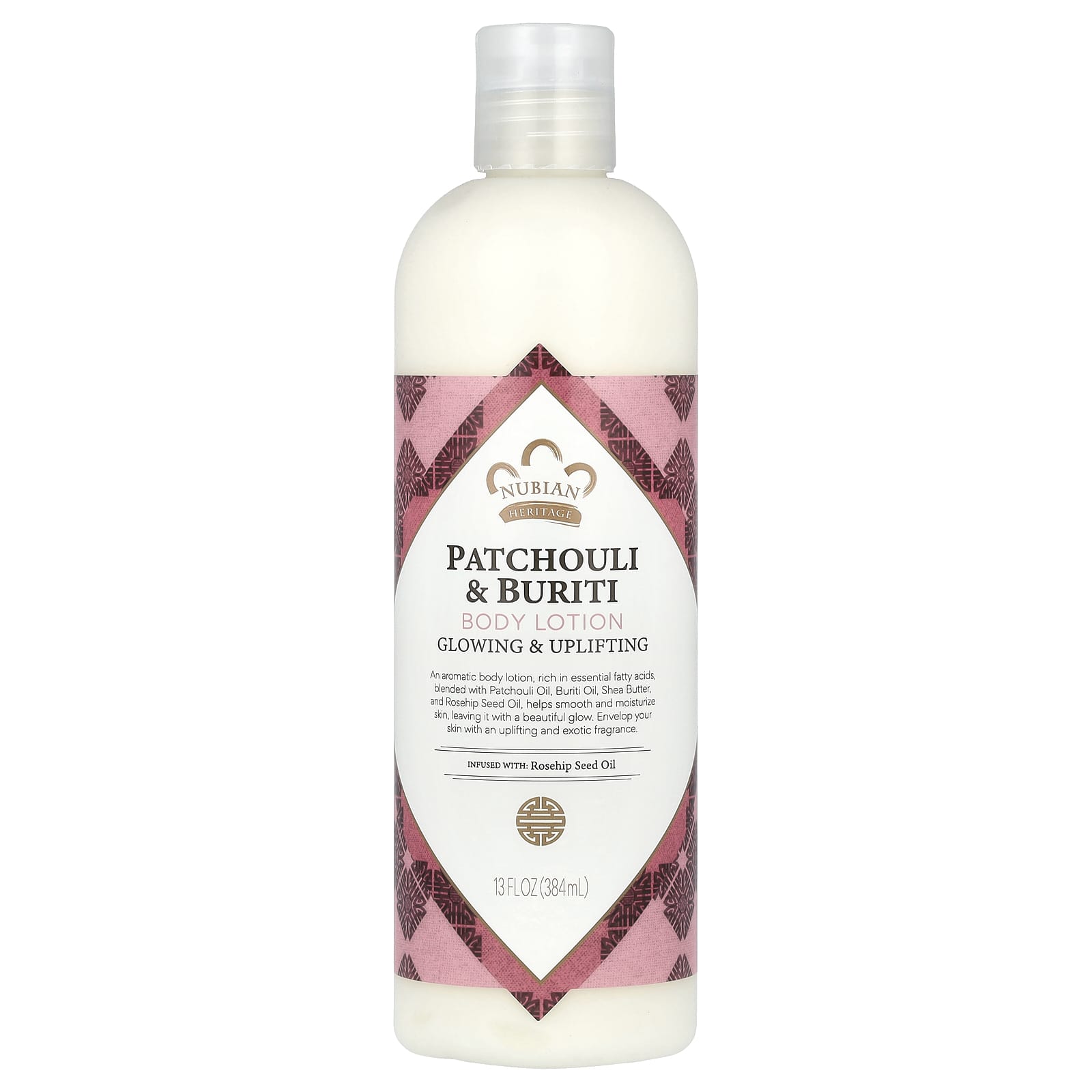 Nubian Heritage, Body Lotion, Patchouli & Buriti , 13 fl oz (384 ml) - Image 1