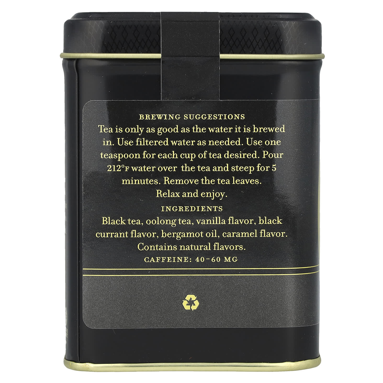 Black Paris Tea by Harney & Sons, 4 oz (112g) - Image 2