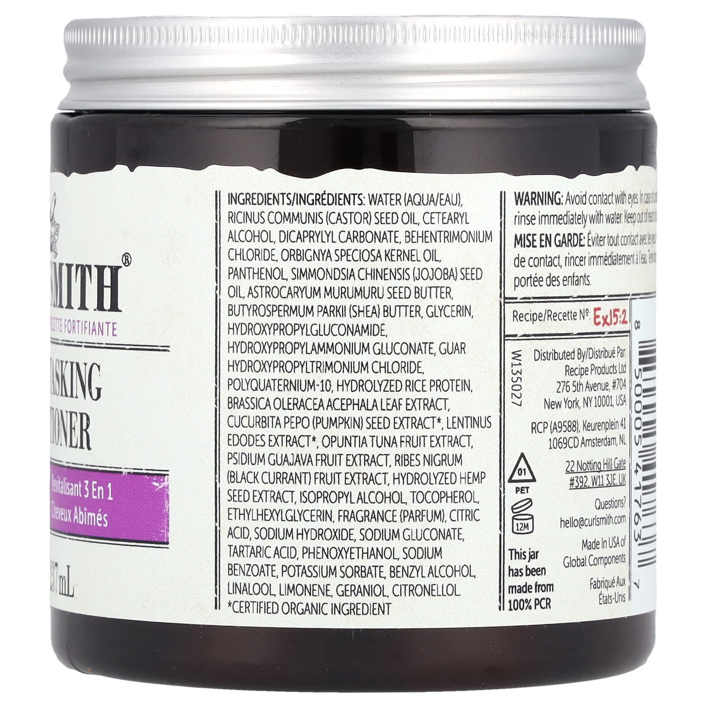 Revive Damaged Hair with Curlsmith's 3-in-1 Conditioner, 8 fl oz - Image 2