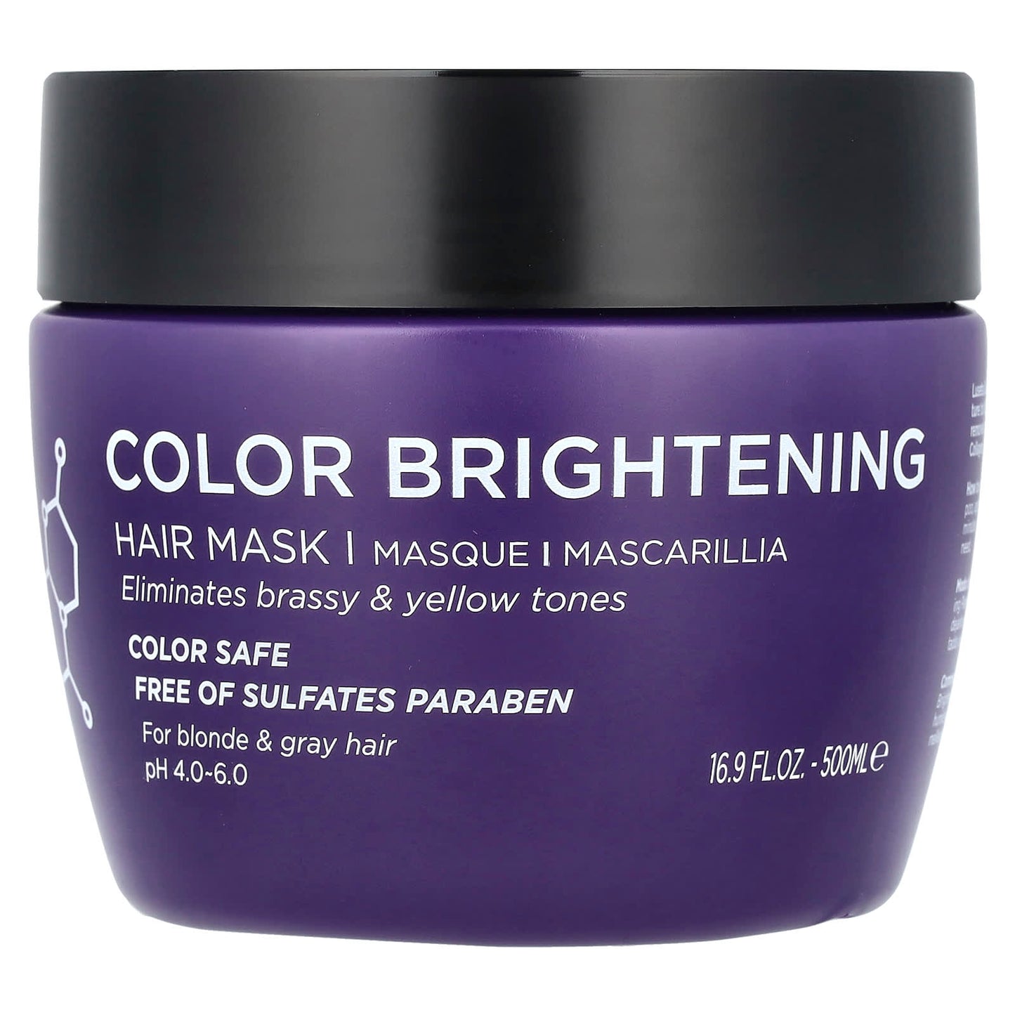 Luseta Beauty, Color Brightening Hair Mask, 16.9 fl oz (500 ml) - Image 1
