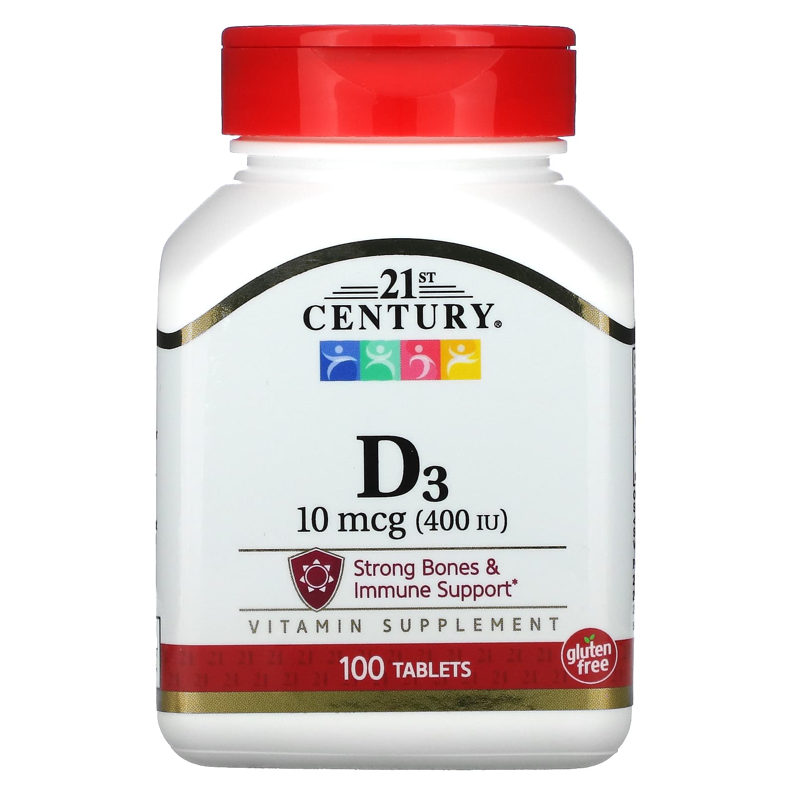 Vitamin D3 Supplement for Bone Health & Immunity | 21st Century - Image 1